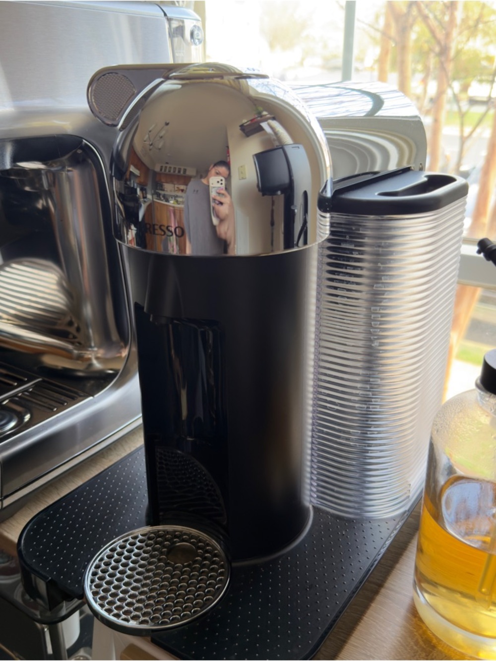Nespresso by Breville Vertuo Coffee and Espresso Machine in Chrome - Picture 2 of 8
